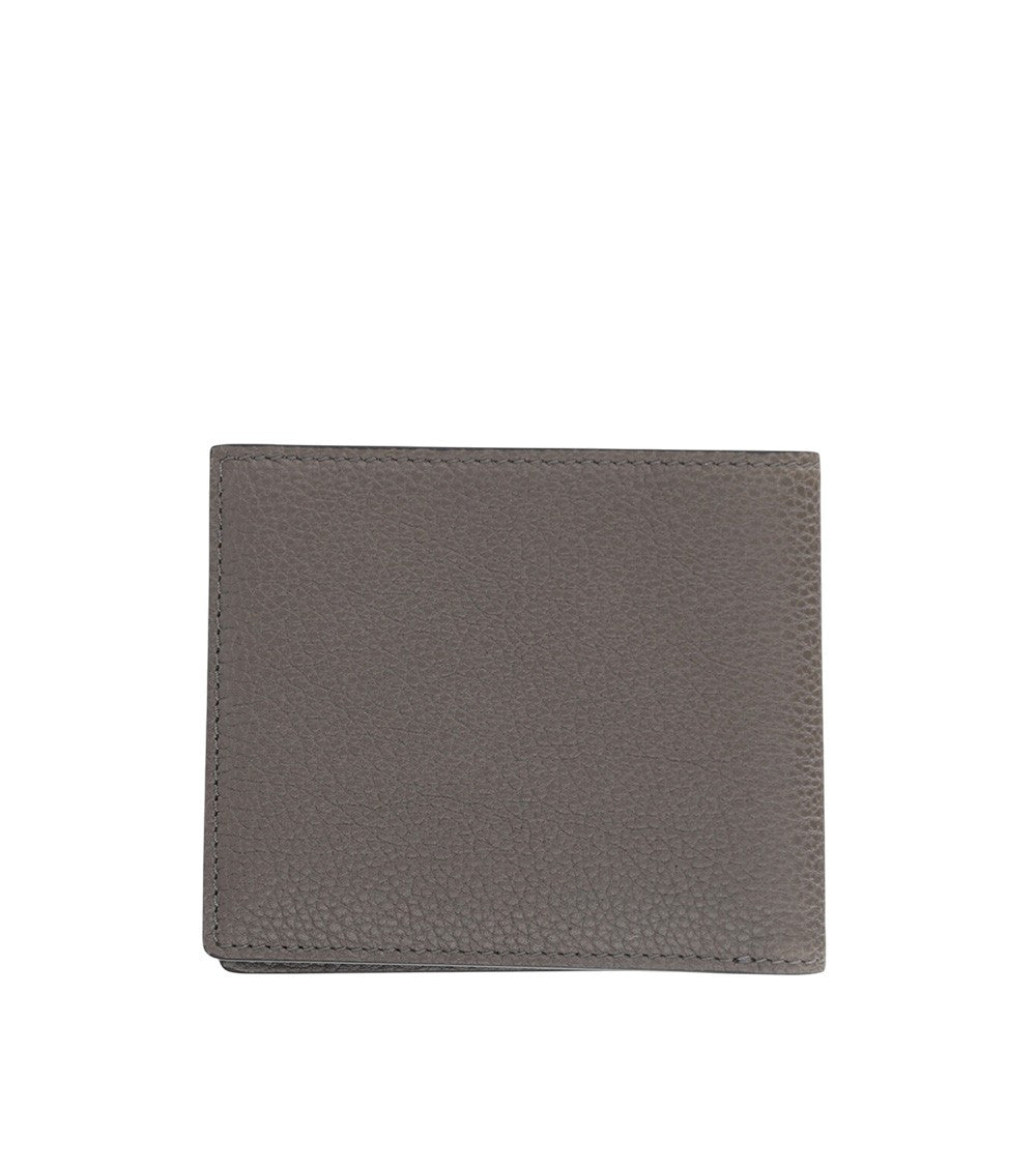 Grey Textured Logo Wallet 2