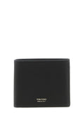 Black Logo Solid Wallet 1