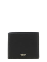 Black Logo Solid Wallet 1