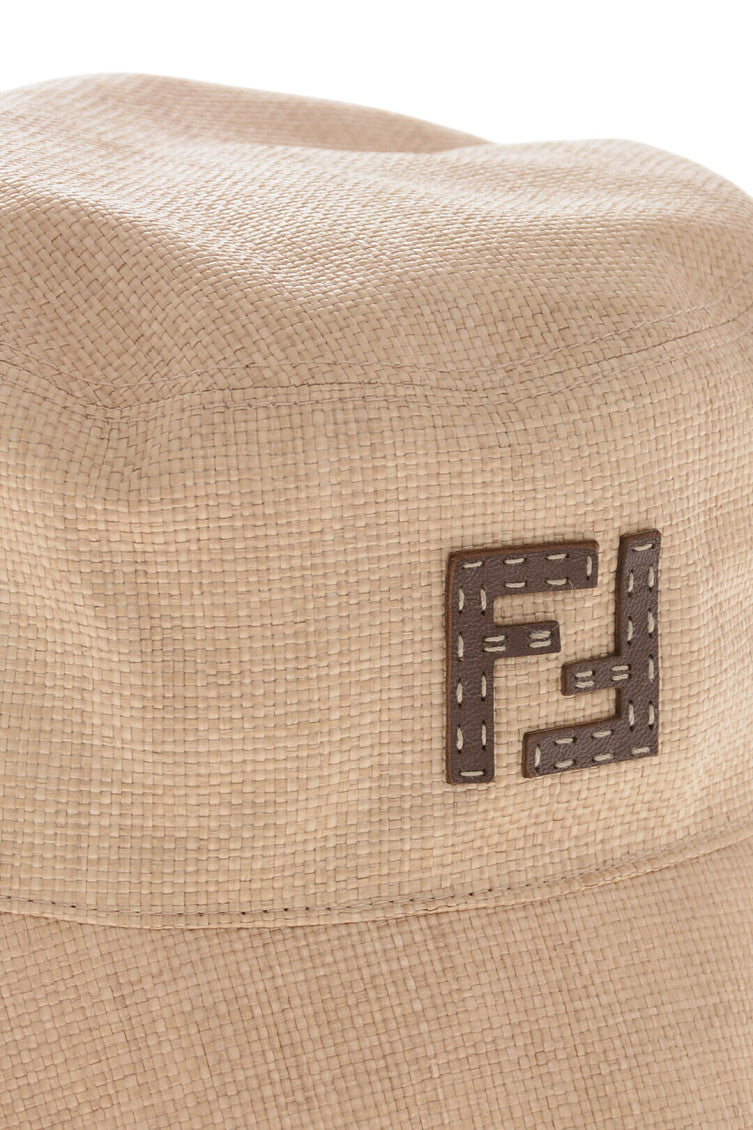 Beige Valentine Logo Bucket Hat 2