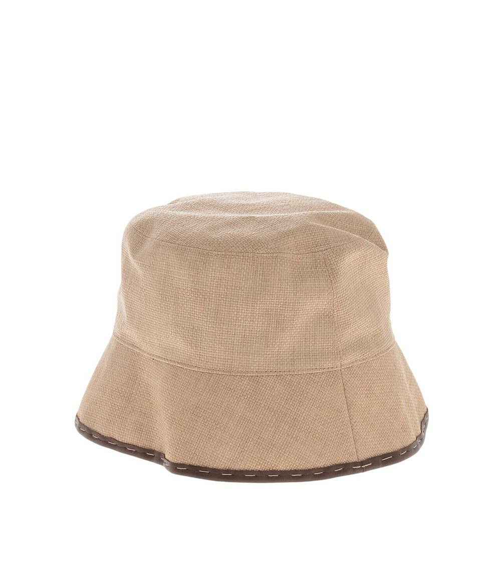 Beige Valentine Logo Bucket Hat 3