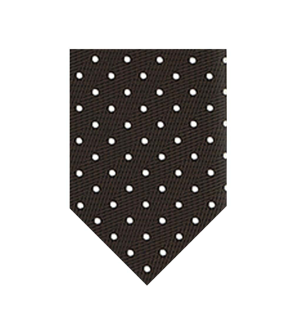 Brown Polka Dot Tie 1