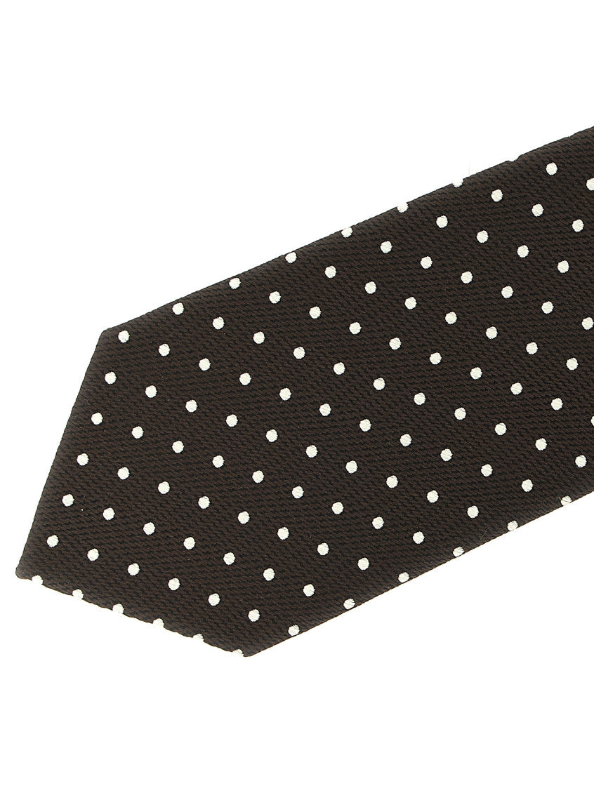 Brown Polka Dot Tie 3