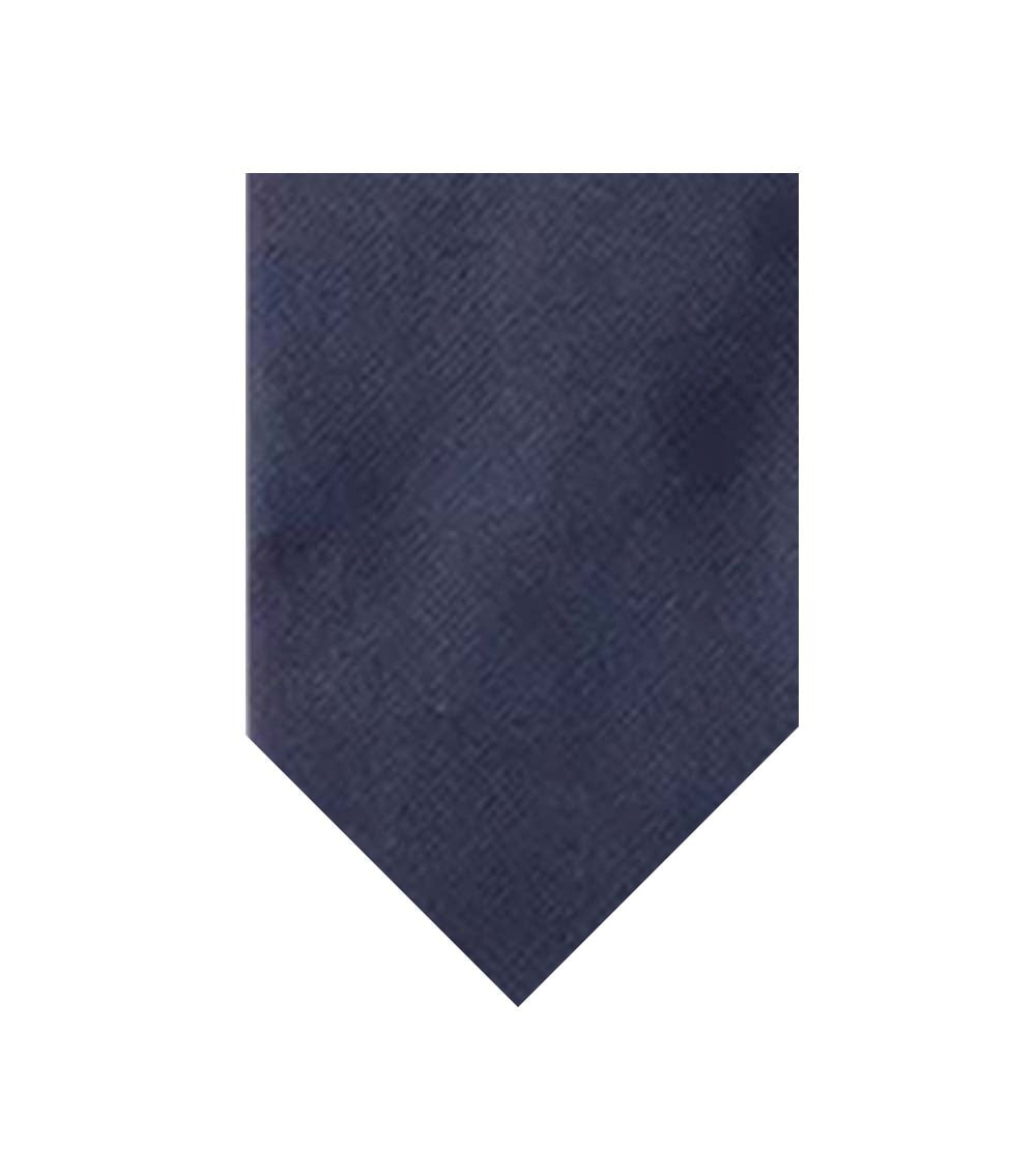 Navy Blue Solid Tie 1