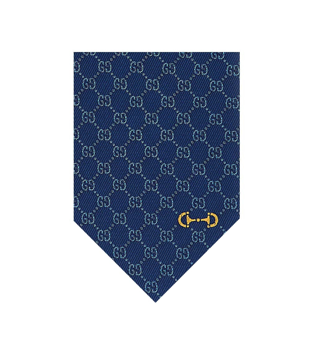 Navy Blue Logo Tie 1