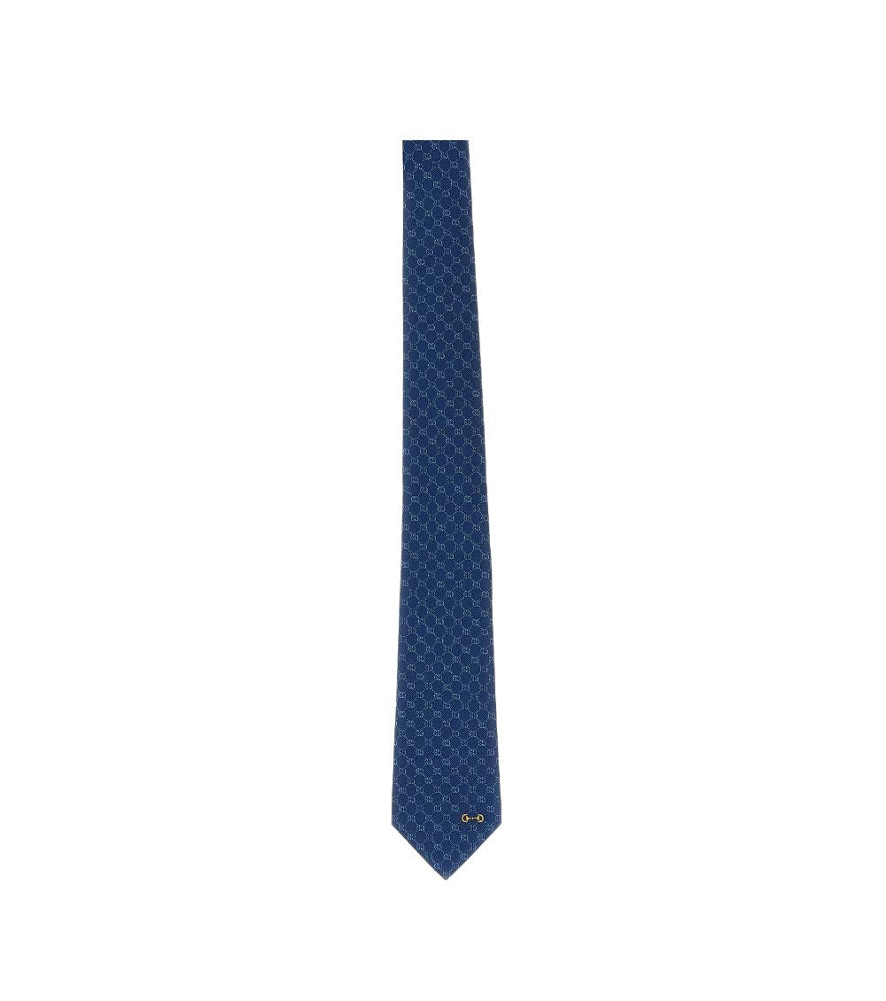 Navy Blue Logo Tie 2