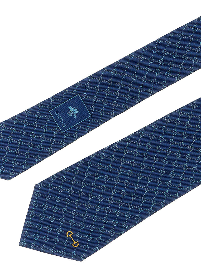 Navy Blue Logo Tie 3