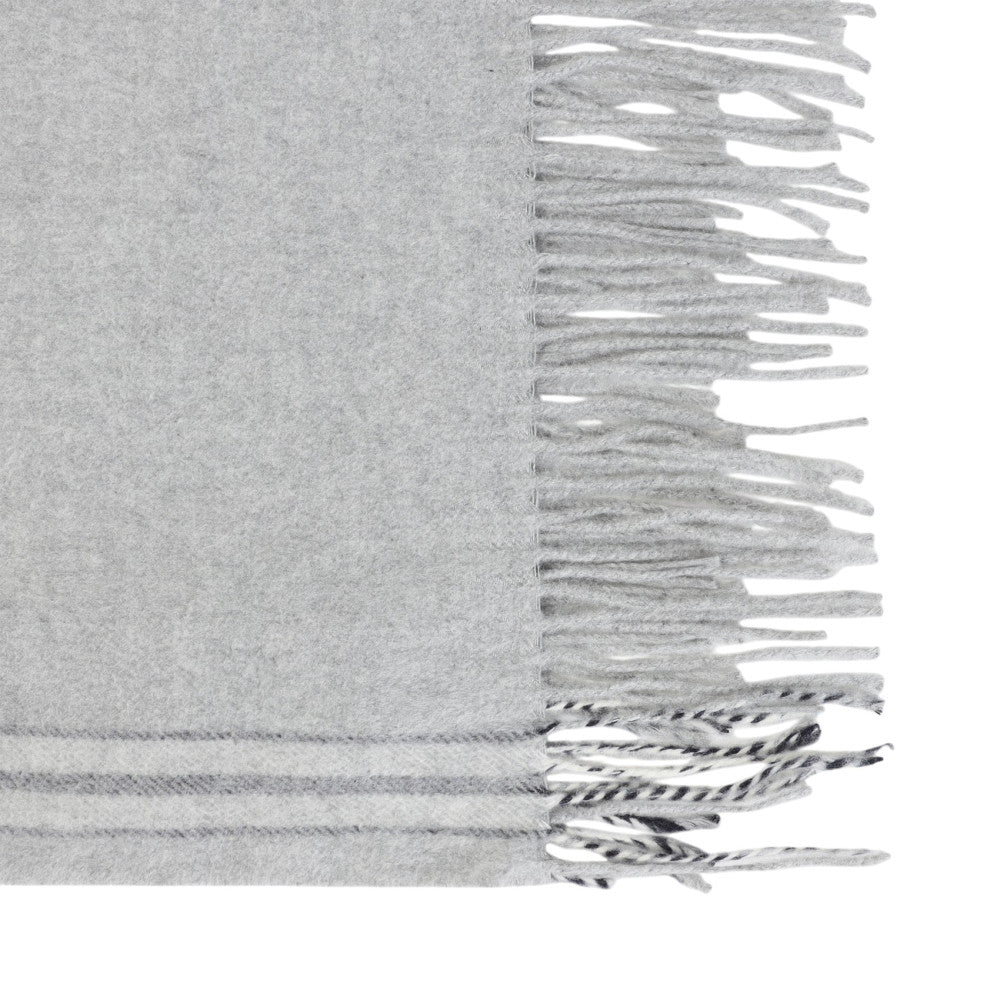 Grey Solid Scarf 2