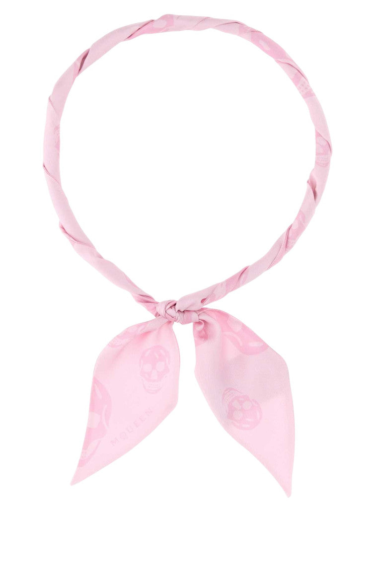 Light Pink Printed  Scarf 2