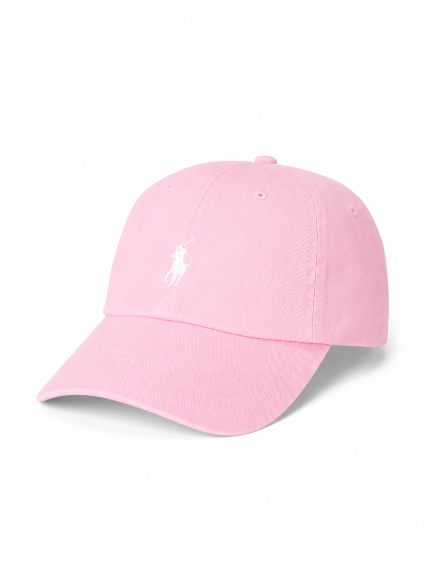 Pink Solid Baseball Cap 1