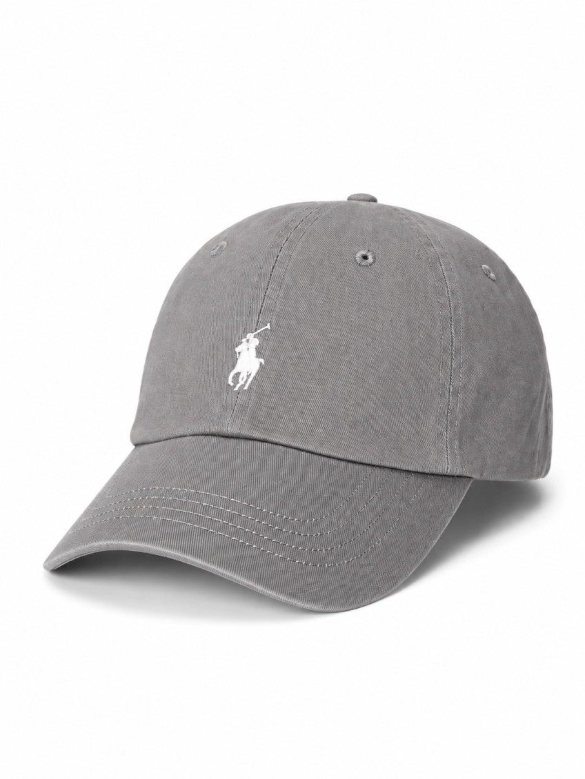 Dark Grey Solid Baseball Cap 1