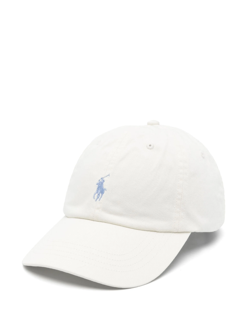 White Logo Baseball Cap 1