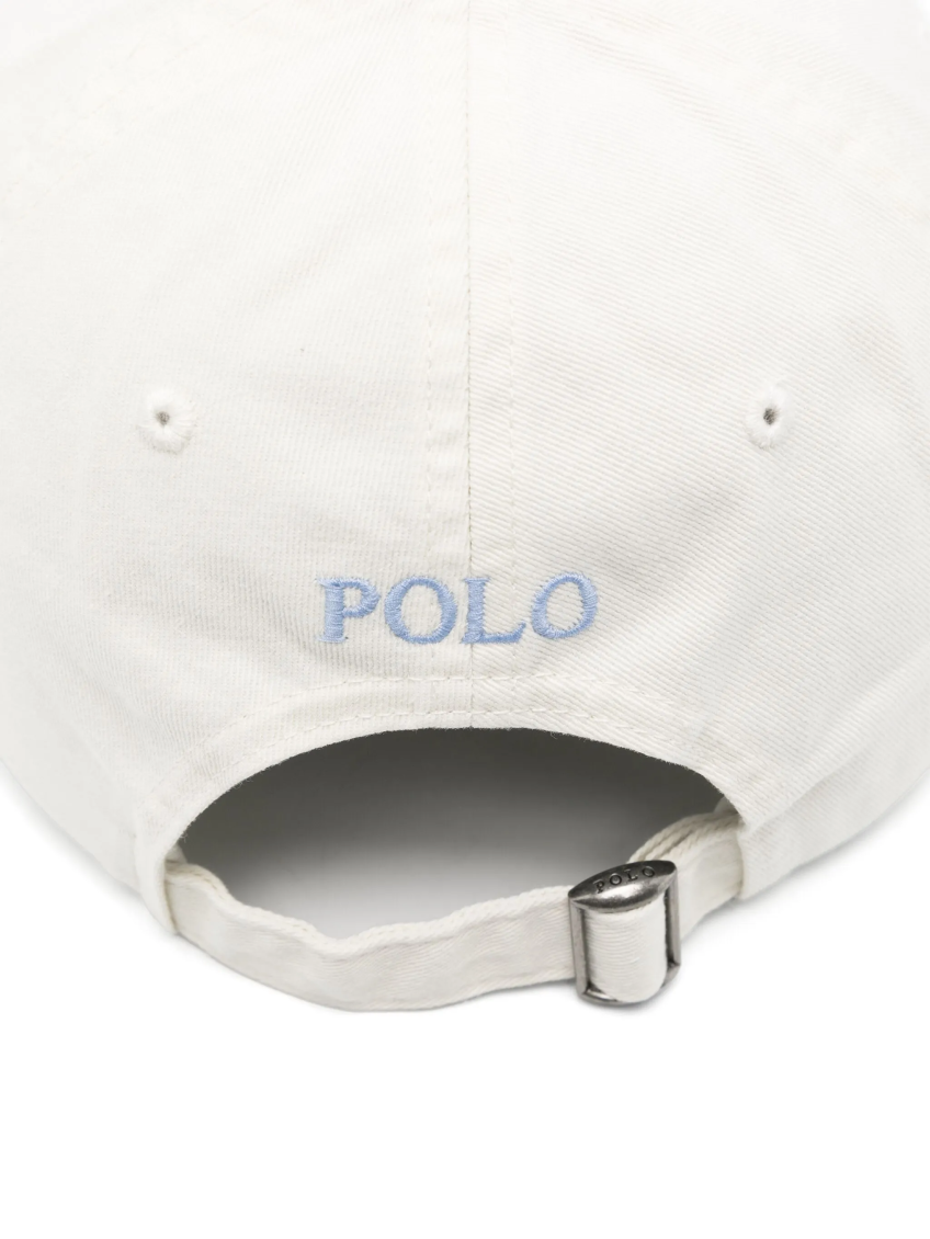 White Logo Baseball Cap 2