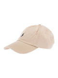 Beige Solid Baseball Cap 1