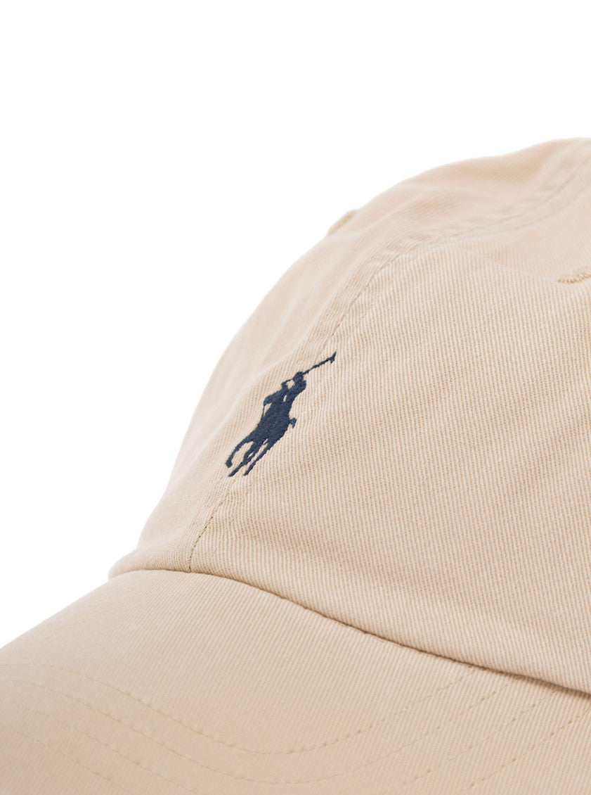 Beige Solid Baseball Cap 3