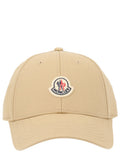 Beige Solid Baseball Cap 1