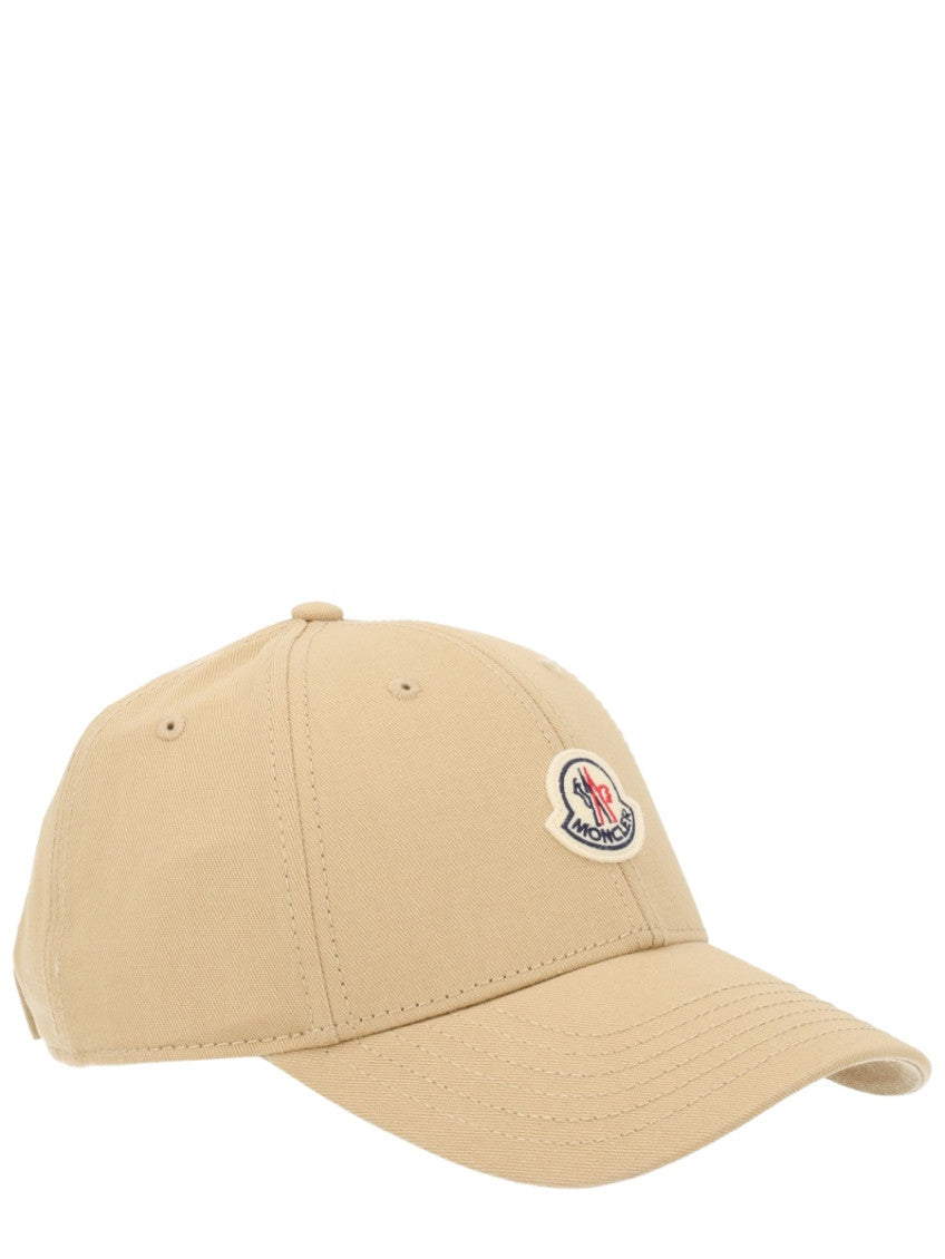 Beige Solid Baseball Cap 3