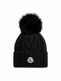 Black Knitted Beanies Cap 1