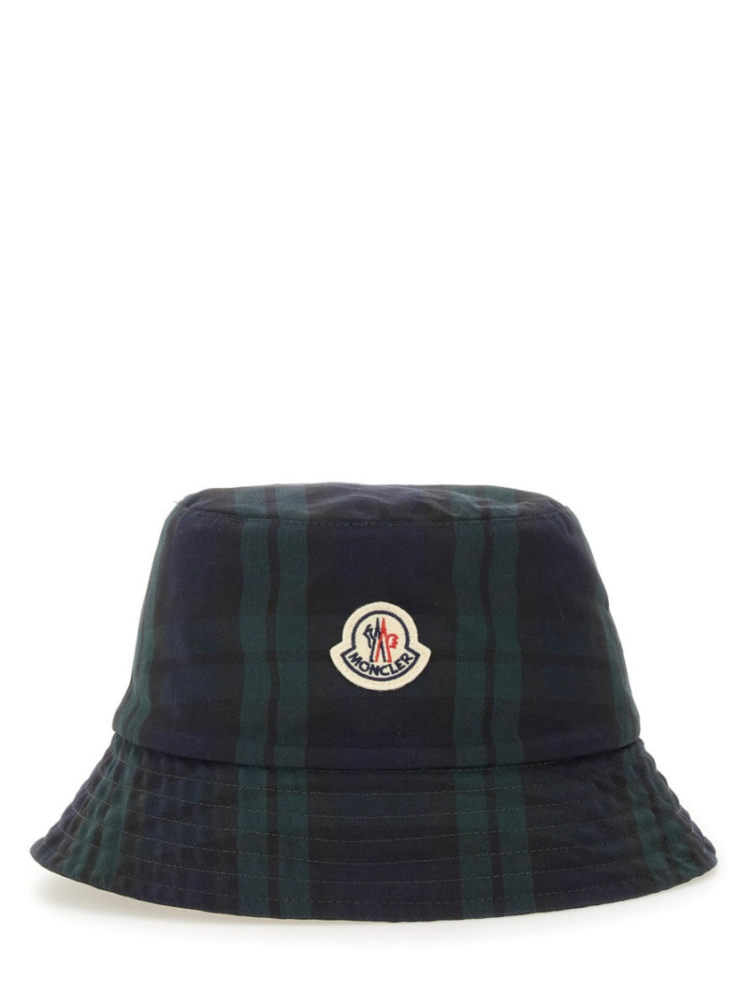 Multicolor Reversible Plaid Bucket Hat 1