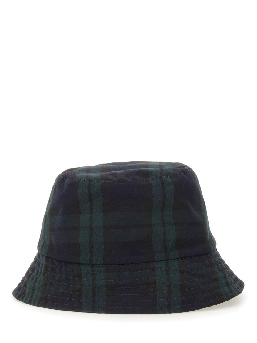 Multicolor Reversible Plaid Bucket Hat 2