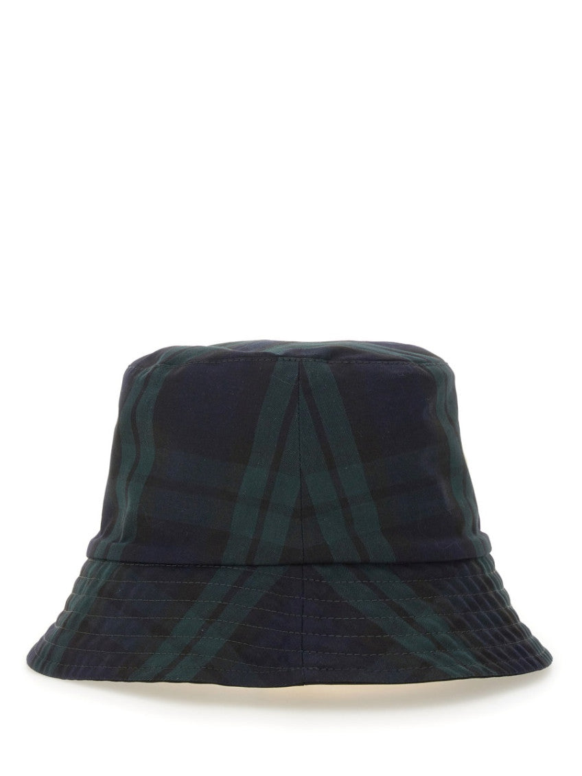 Multicolor Reversible Plaid Bucket Hat 3