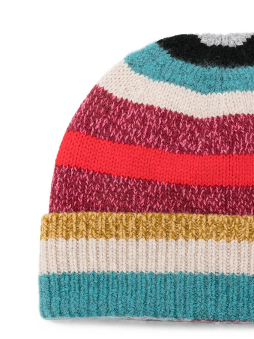 Multicolor Stripes Beanie Cap 2