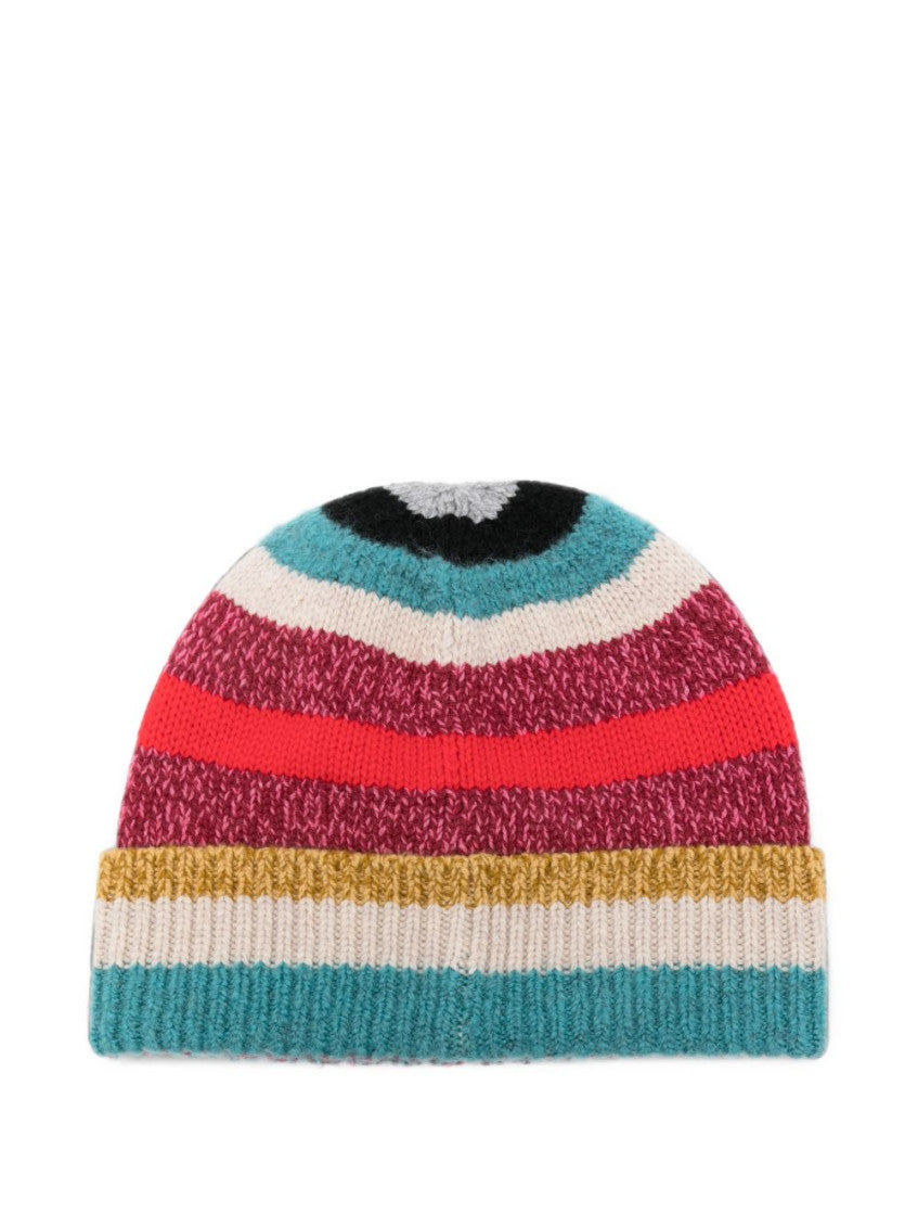Multicolor Stripes Beanie Cap 3