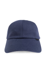 Navy Blue Solid Baseball Cap 1