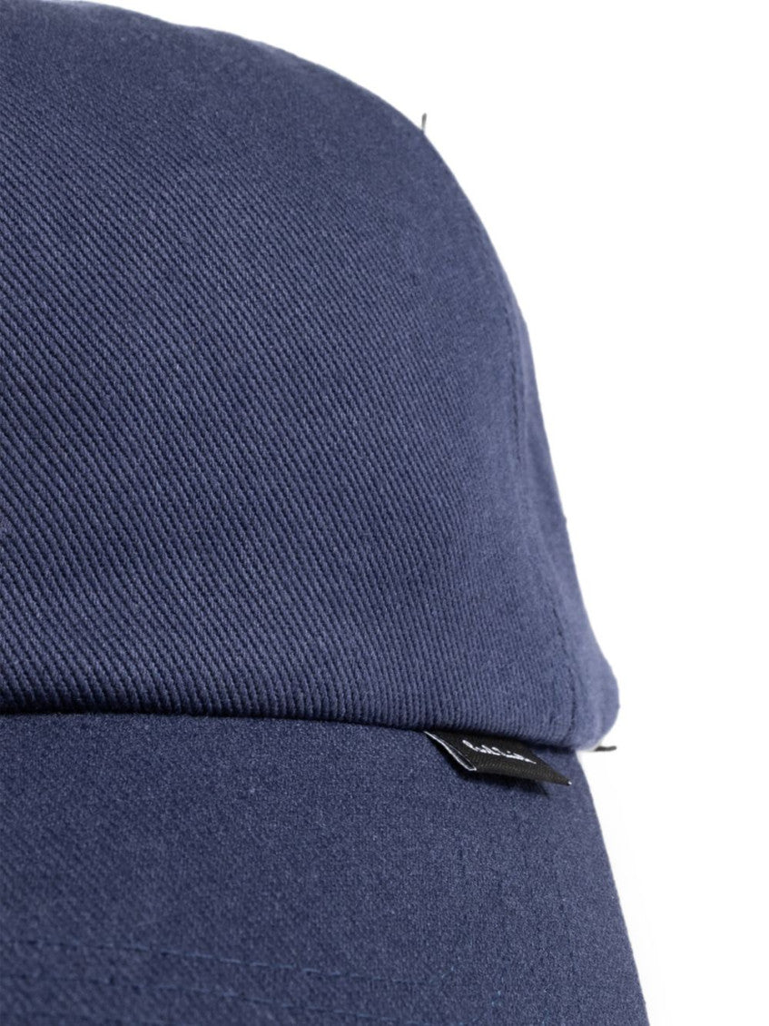 Navy Blue Solid Baseball Cap 2