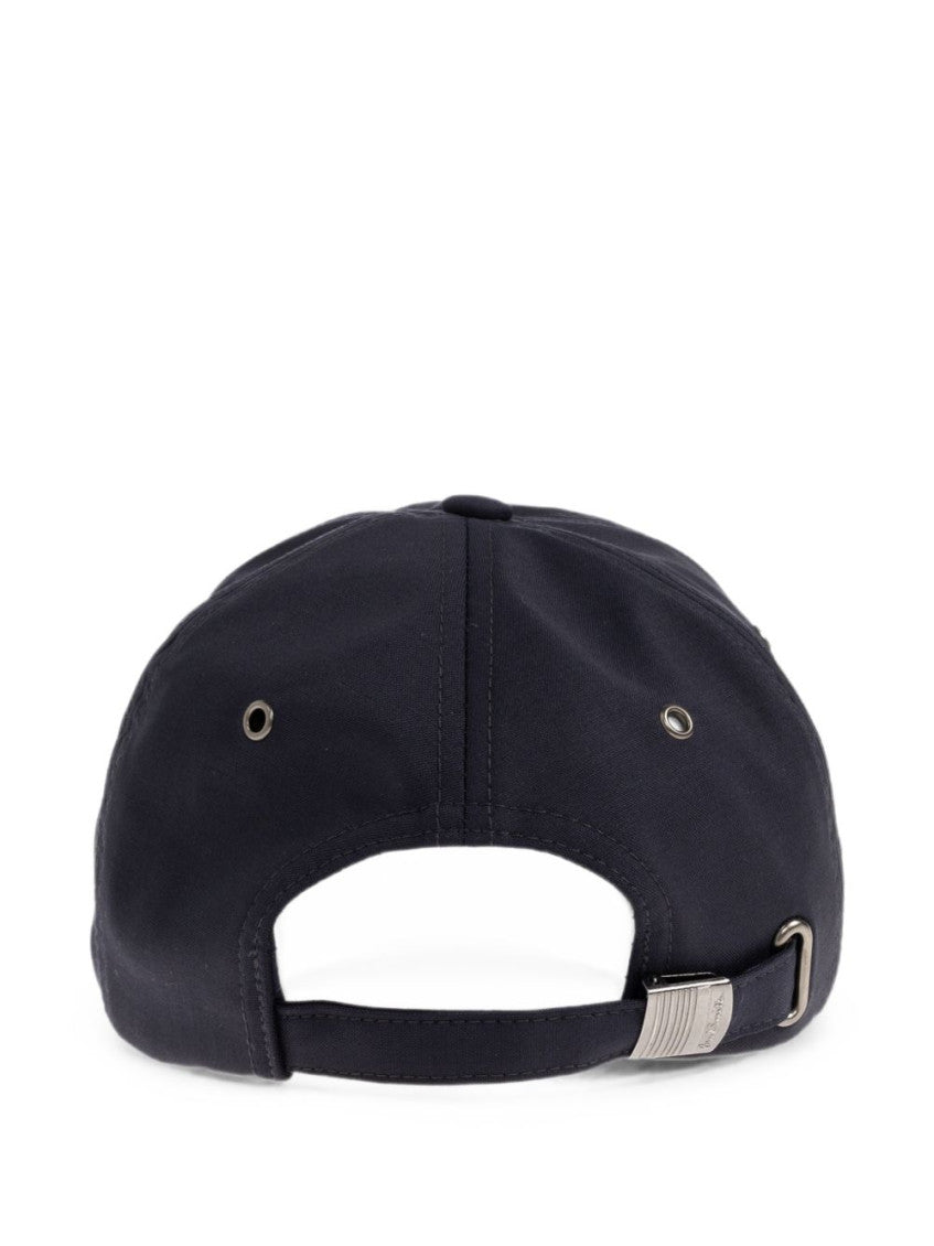 Navy Blue Solid Baseball Cap 3
