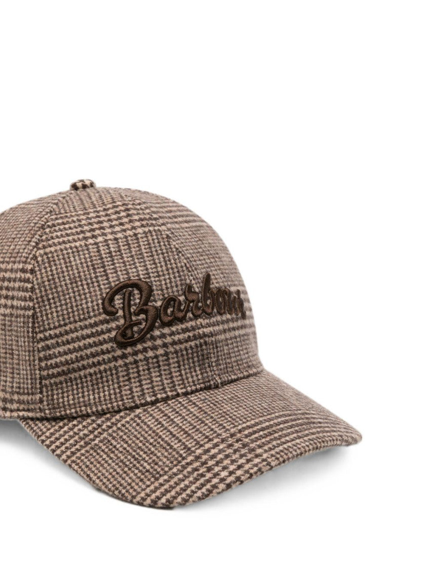 Brown Tartan Checks Baseball Cap 2