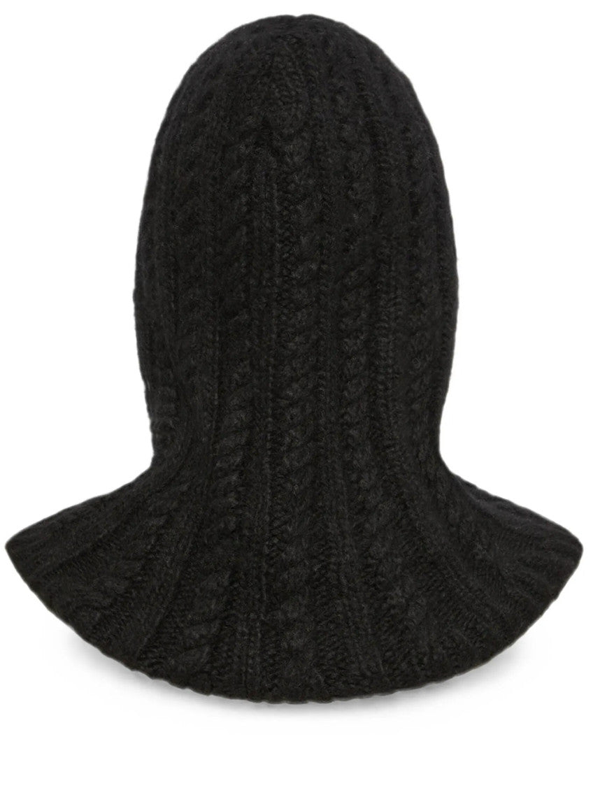 Black Knitted Winter Hat 3