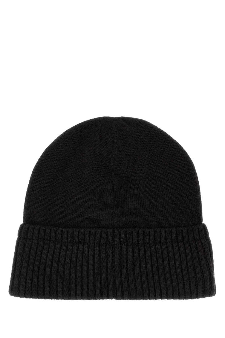 Black Knitted Beanies Cap 2