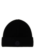 Black Solid Beanie Cap 1