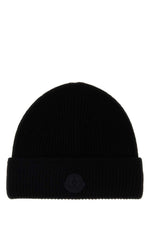 Black Solid Beanie Cap 1