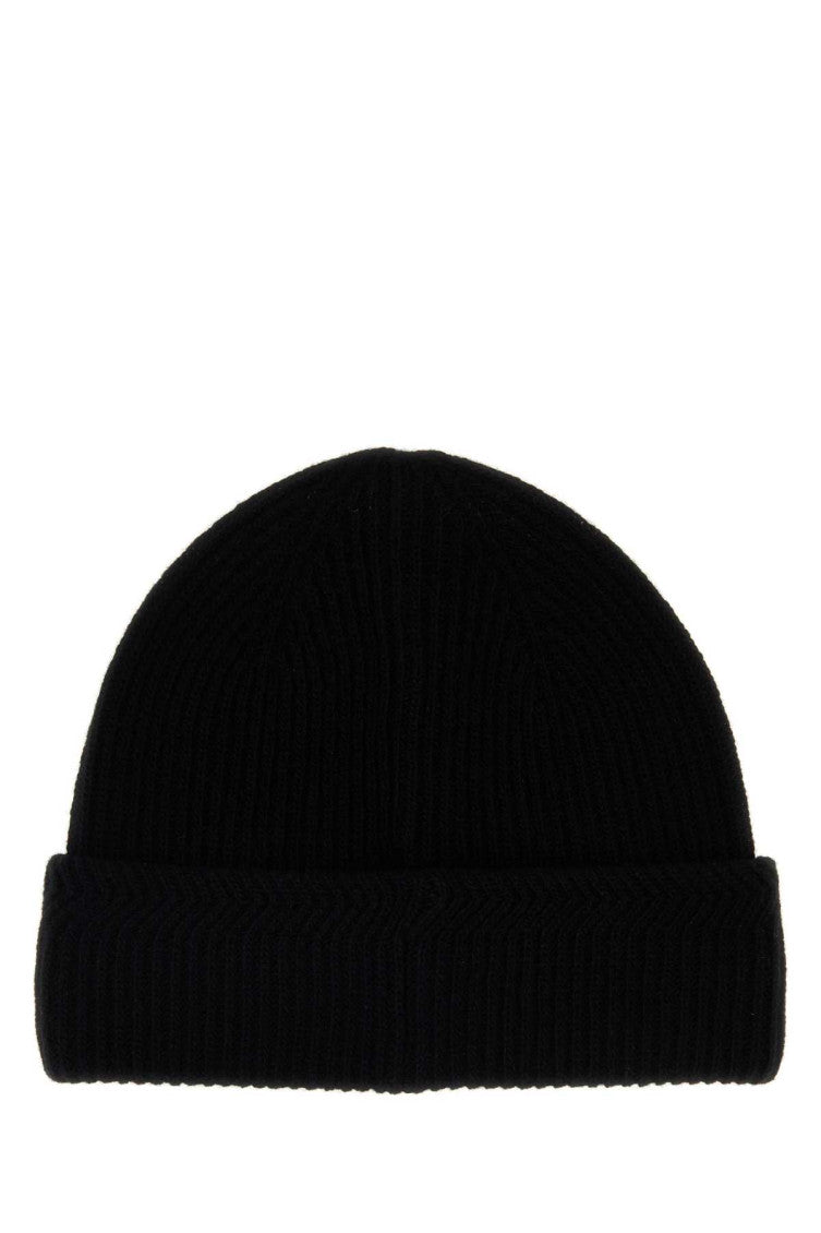 Black Solid Beanie Cap 2
