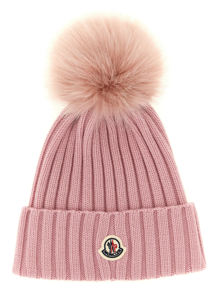 Pink Alpine Knitted Beanie Cap 1