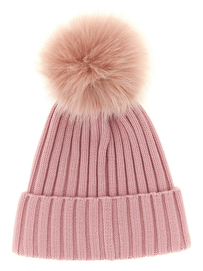 Pink Alpine Knitted Beanie Cap 2