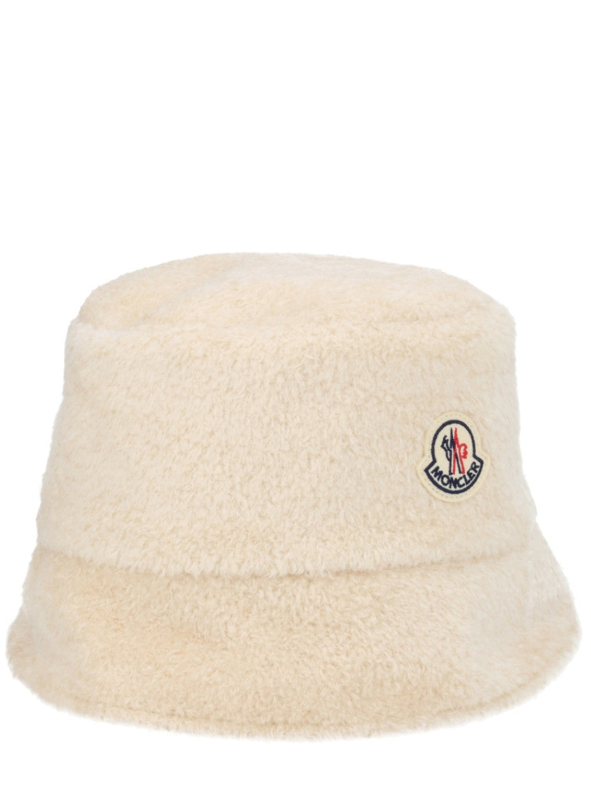 Beige Logo Bucket Hat 3