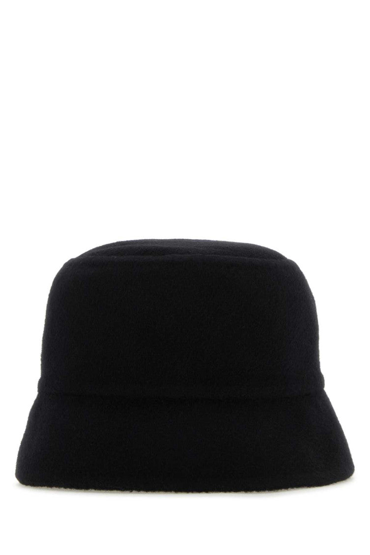 Black Cashmere Bucket Hat 1