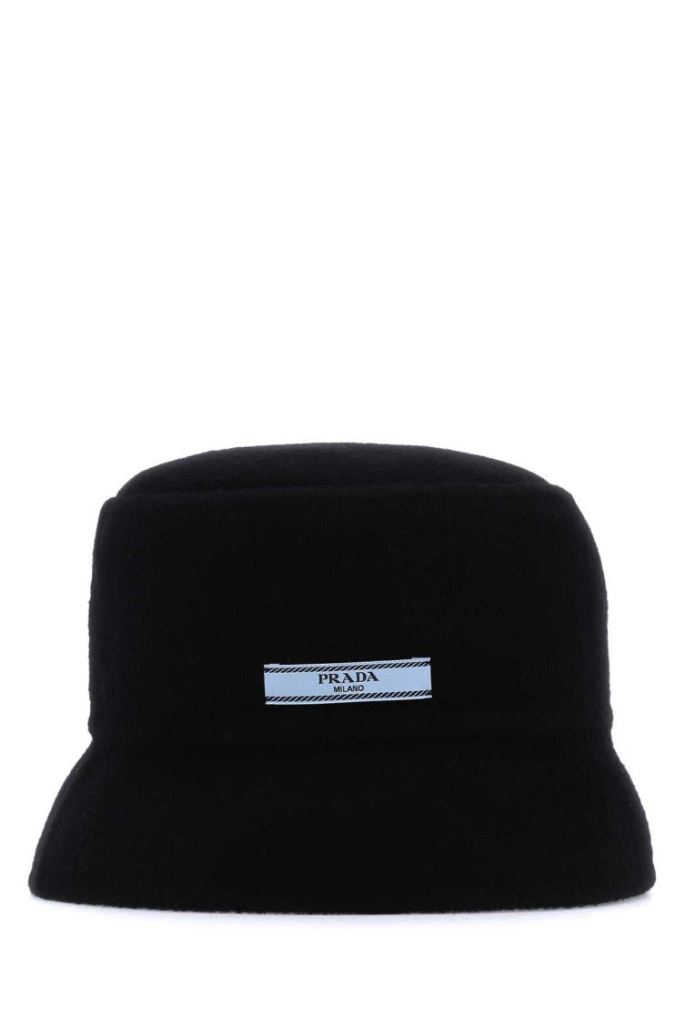 Black Cashmere Bucket Hat 2