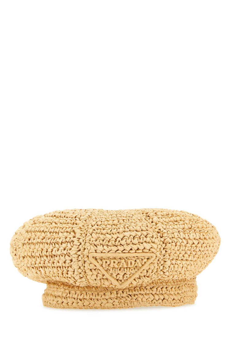 Natural Rafia Baker Boy Hat 2