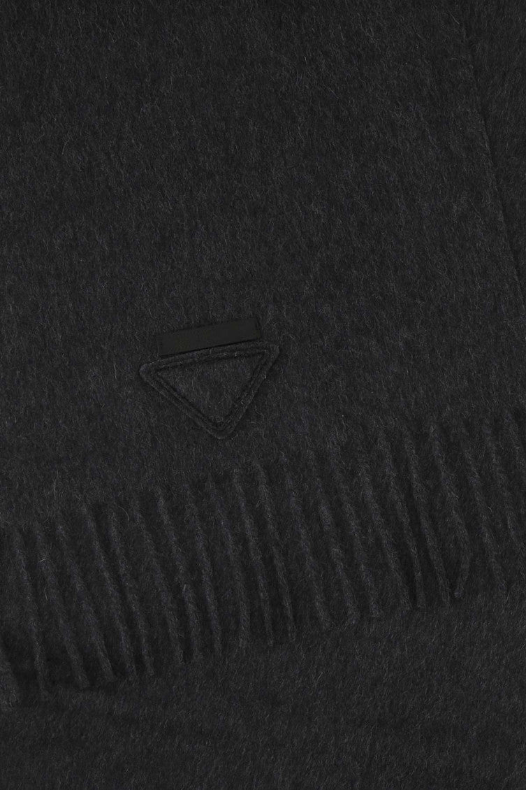 Dark Grey Cashmere Scarf 2