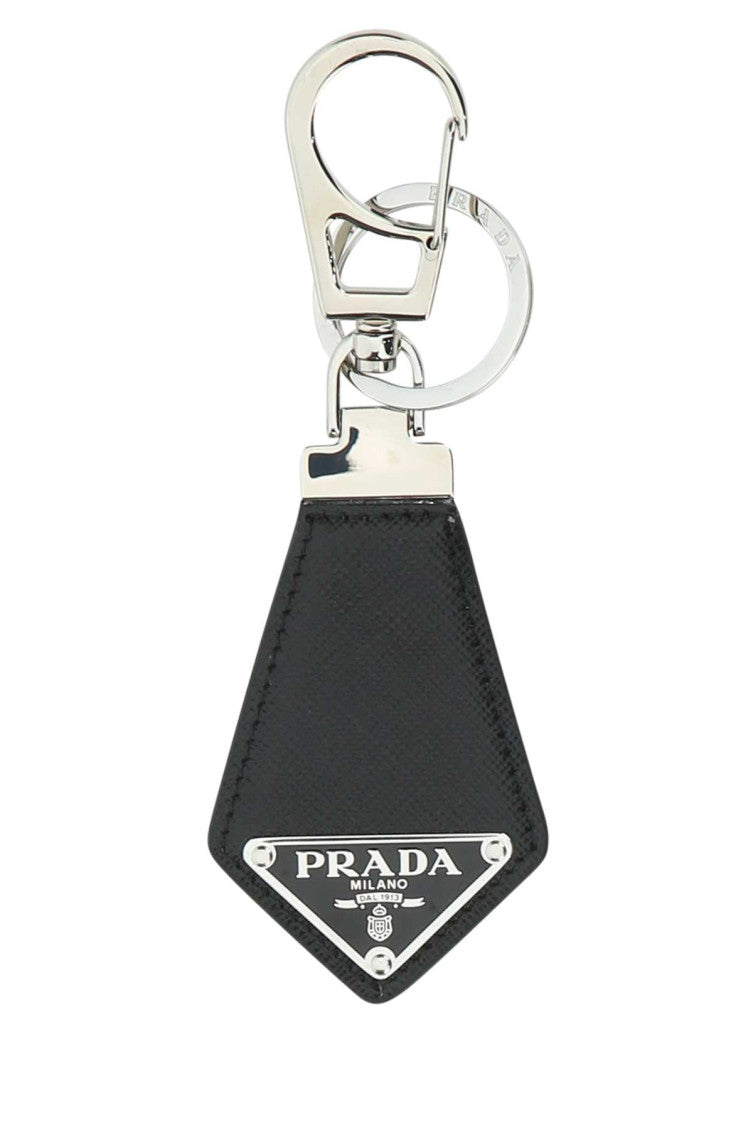 Black Logo Key Ring 1
