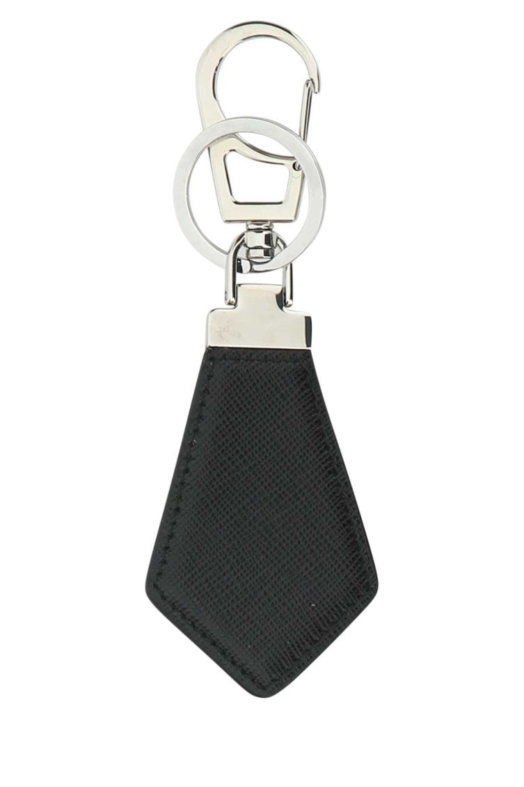 Black Logo Key Ring 2
