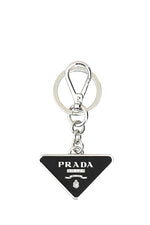 Black Silver Logo Key Holder 1