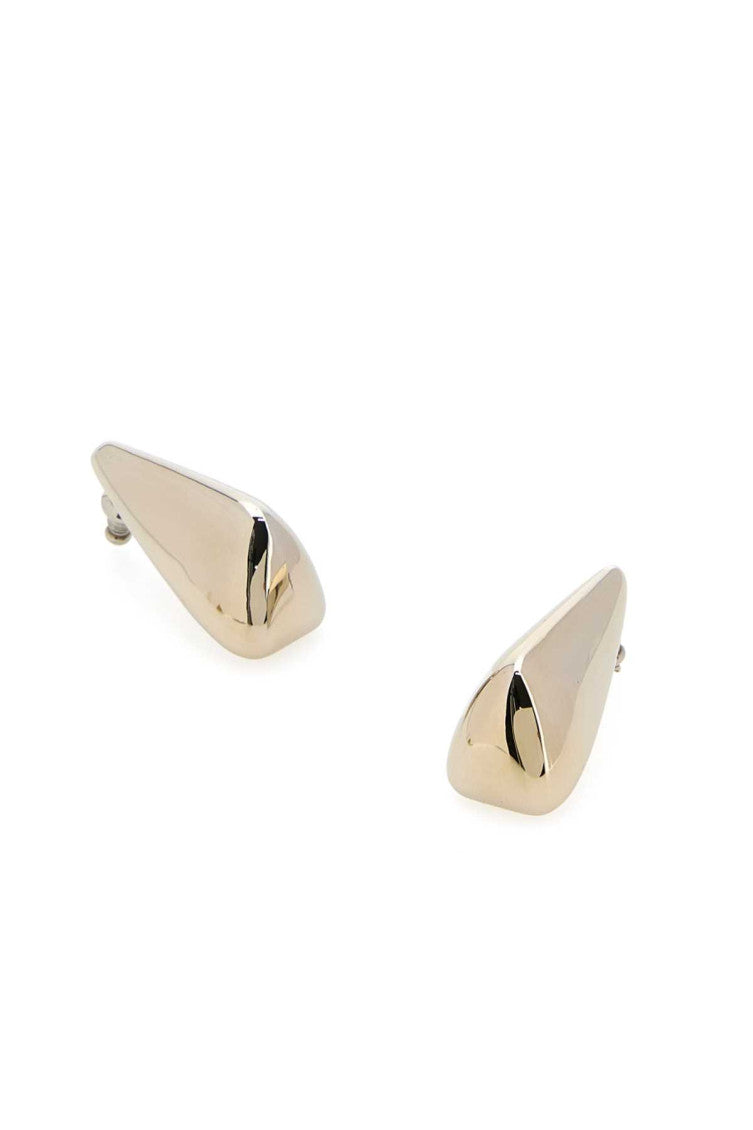 Pale Gold Thorn Earrings 2
