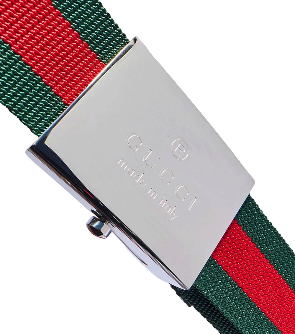 Green Rectangular Buckle Belt 4