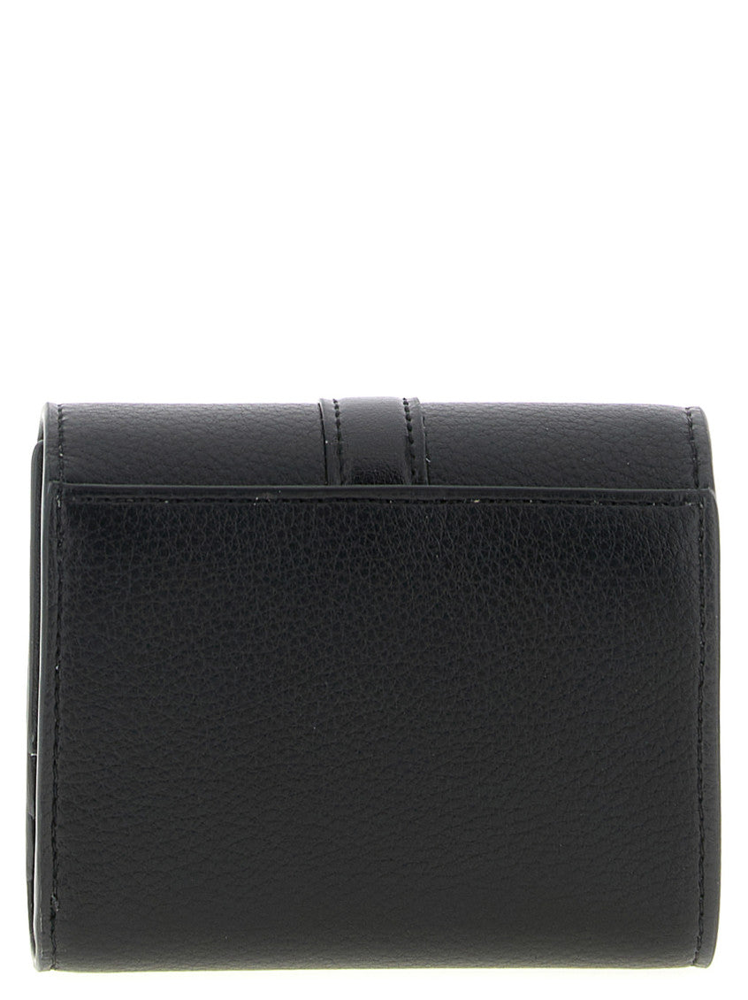 Black Logo Trifold Wallet 2