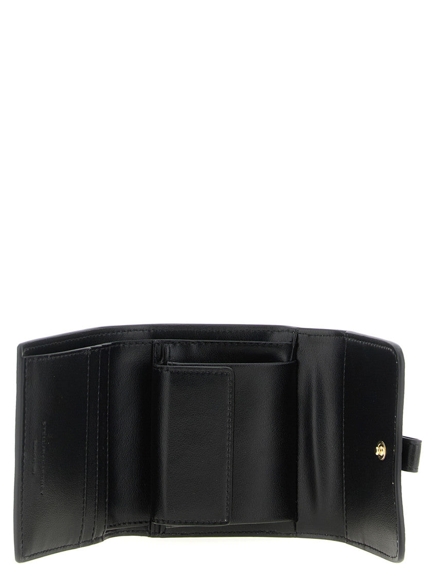 Black Logo Trifold Wallet 3
